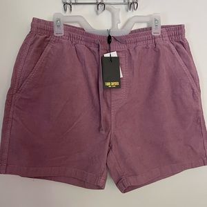 NWT Todd Snyder 5” weekend corduroy shorts in post purple